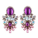 Brincos pendentes femininos com zircónias G639 48