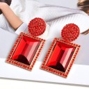 Brincos pendentes femininos com zircónios A2599 16