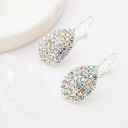 Brincos pendentes femininos com zircónios G539 1