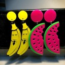 Brincos pendentes femininos de fruta G1446 2