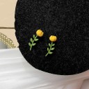 Brincos pendentes femininos flores G1282 6