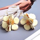 Brincos pendentes femininos flores G1418 4