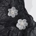 Brincos pendentes femininos flores G1491 2