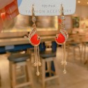 Brincos pendentes femininos G666 7