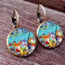 Brincos pendentes femininos H781 6