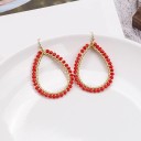 Brincos pendentes para senhora com contas G1388 5