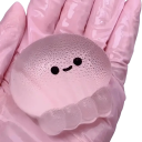 Brinquedo antistress em forma de água-viva transparente com purpurinas macio squishy deformável ferramenta de relaxamento para a mão 4