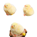 Brinquedo antistress em forma de pintinho Squishy 7 × 6 cm macio em pelúcia de retorno lento, ferramenta de relaxamento para a mão 7