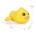 Brinquedo aquático de puxar pato amarelo para a banheira Brinquedo flutuante sem pilhas para crianças na piscina ou banheira 4