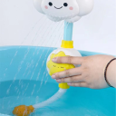 Brinquedo de banho 15,5 x 48 cm Chuveiro com botão Nuvem Chuveiro interativo para crianças Banheira Brincar com água Brinquedo aquático para casa 2