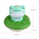 Brinquedo de banho para crianças 10.5 x 11 x 10.5 cm Pulverizador de sapo flutuante rotativo de banho 6 pcs Brinquedo de chuveiro aquático 4