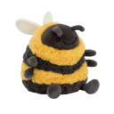 Brinquedo de peluche abelha 16 cm Abelha de peluche macia para crianças Decoração de peluche adorável Adorno de quarto em algodão PP Presente 1