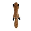 Brinquedo de peluche com apito para cães 45 cm Esquilo sem enchimento Brinquedo interativo resistente Brinquedo com apito para morder Brinquedo macio para cães 1