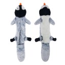 Brinquedo de peluche com apito para cães 45 cm Pinguim sem enchimento Brinquedo interativo resistente Brinquedo de morder macio para cães 2