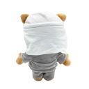 Brinquedo de peluche Eminem 24 cm Figura em estilo kawaii Peluche de rapador adorável Decoração de colecionador Presente para fãs de hip-hop e cultura pop 3