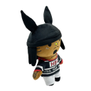 Brinquedo de peluche Playboi Carti 30 cm Figurinha em estilo kawaii Peluche fofo de rap Decoração Presente para fãs de música e cultura pop 2