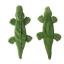 Brinquedo de pelúcia com apito para cães 45 cm Crocodilo sem enchimento Brinquedo interativo resistente Brinquedo de morder macio para cães 4