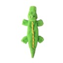 Brinquedo de pelúcia com apito para cães 45 cm Crocodilo sem enchimento Brinquedo interativo resistente Brinquedo de morder macio para cães 1