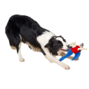 Brinquedo de pelúcia com apito para cães Papagaio Brinquedo interativo resistente Pelúcia macia Estímulo sonoro Para cães pequenos e médios Material de qualidade 5