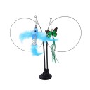 Brinquedo interativo para gatos com penas 9