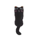 Brinquedo para gatos 11 cm Forma de gato com catnip Brinquedo interativo estaladiço para gatinhos e gatos adultos 5