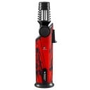 Briquet à gaz à jet Jobon ZB-333 Buse rotative 360° 155 x 38 mm Alliage de zinc Verrou de sécurité Pour cigares et barbecue 2