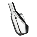 Briquet à jet en métal rechargeable au butane Flamme bleue Briquet résistant au vent avec réservoir de carburant visible 9