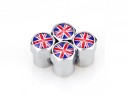 Britisk flag ventilhætter 4 stk 6