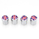 Britisk flag ventilhætter 4 stk 4