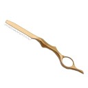 Břitva na prostříhání vlasů s výměnnou čepelí 17,5 cm hliníková ergonomická rukojeť pro kadeřnické stříhání vlasů 4