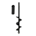 Broca espiral de jardim 4x45 cm Aço de alto carbono Broca de solo para plantação de vasos Ferramenta para solo solto Acessório para berbequim 1