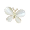 Broche de moda 10 mm Corazón con alas y corona Mariposa Abeja Perla Metal aleación de zinc Accesorio elegante para chaqueta vestido bolso 2