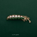 Broche de moda con comida 1–7,3 cm Motivos de frutas y snacks Palomitas piña frijoles Aleación de zinc con piedras decorativas Accesorio decorativo 2