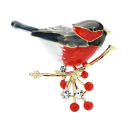 Broche de Noël avec un oiseau 6