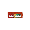 Broche de oficina 2 x 5 cm Broche energético en forma de batería Indicador de estado de ánimo Monitor de emociones Accesorio estiloso 4