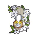 Broche décorative avec motif de café 16