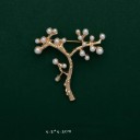 Broches de plantas de moda 2,8–9,1 cm Aleación de zinc Varios tipos Hojas y flores Accesorio natural elegante 5