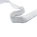 Brodeerattu nauha tupsuilla 2,8 cm x 1 m Polyesterinen koristeellinen nauha koristeellisin tupsuin vaatteiden, mekkojen ja tekstiililisävarusteiden koristeluun 2