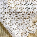 Brodeerattu puuvillakankaat 21 cm x 91 cm Kukallinen reunus Koristelu kangas Puuvilla Tekstiili ompeluun koristeet häät DIY 2