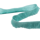 Broderet bånd med frynser 2,8 cm x 1 m Polyester dekoration bånd med dekorative frynser til udsmykning af tøj, kjoler og tekstiltilbehør 15