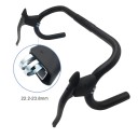 Bromspågar för cykel med halkskydd 10 × 16,5 cm för styren 22,2–23,8 mm av aluminiumlegering och ABS-plast för cyklar 1