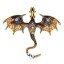 Brosa decorata cu un dragon 4