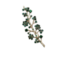 Broșe vegetale elegante 2,8–9,1 cm Aliaj de zinc Mai multe tipuri Frunze și flori Accesoriu natural elegant 12