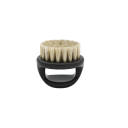 Brosse à barbe en poils de sanglier Brosse à barbe portable 6 x 5,3 cm 3