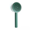 Brosse à cheveux auto-nettoyante 3,5 x 7,9 x 19,8 cm Peigne de massage avec nettoyage coulissant Brosse antibactérienne antidérapante 8