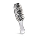 Brosse à cheveux premium Brosse de massage pour shampooing Peigne démêlant en plastique Couleurs miroir Démêlage doux contre la casse des cheveux 8