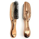 Brosse à cheveux premium Brosse de massage pour shampooing Peigne démêlant en plastique Couleurs miroir Démêlage doux contre la casse des cheveux 7