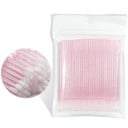 Brosse à cils jetables Ensemble de micro-brosses pour l'application de cils artificiels Applicateur 100 pcs 6