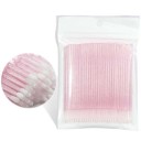 Brosse à cils jetables Ensemble de micro-brosses pour l'application de cils artificiels Applicateur pour l'extension de cils 100 pcs 6