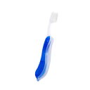 Brosse à dents de voyage pliable portable en PP Outil compact pour le nettoyage buccal Protection des poils 10,8x3cm 2